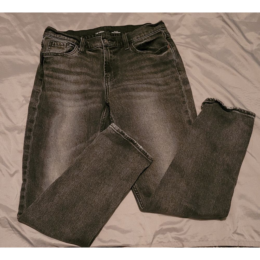 Old Navy Mid-Rise Boyfriend‎ Gray Denim Jeans Casual Relaxed Fit Size 4 - Picture 3 of 5